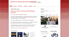 Desktop Screenshot of physicianswithdisabilities.org